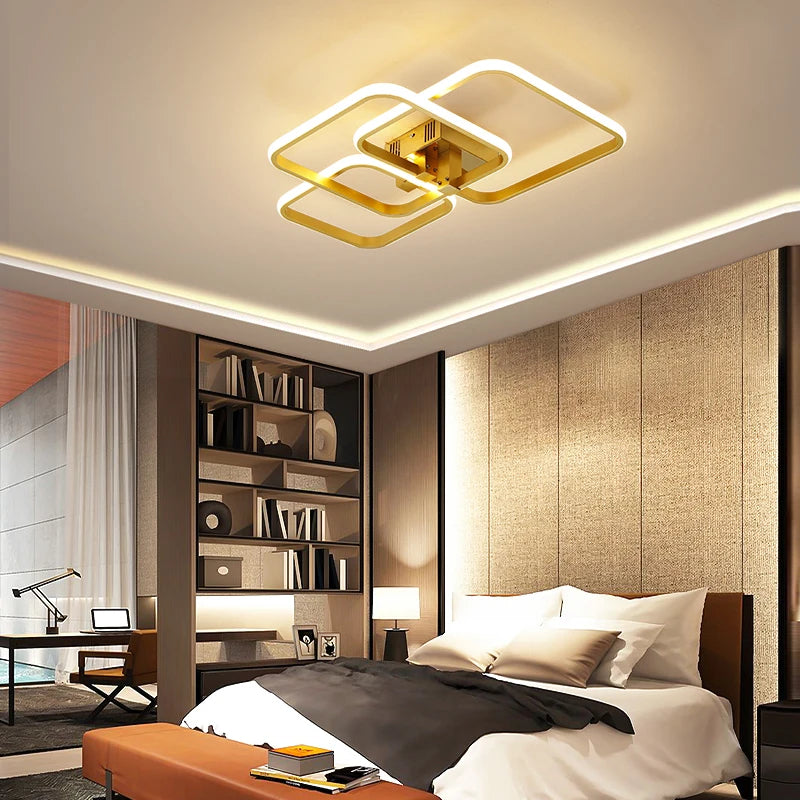 Dimming Gold LED Ceiling Lights